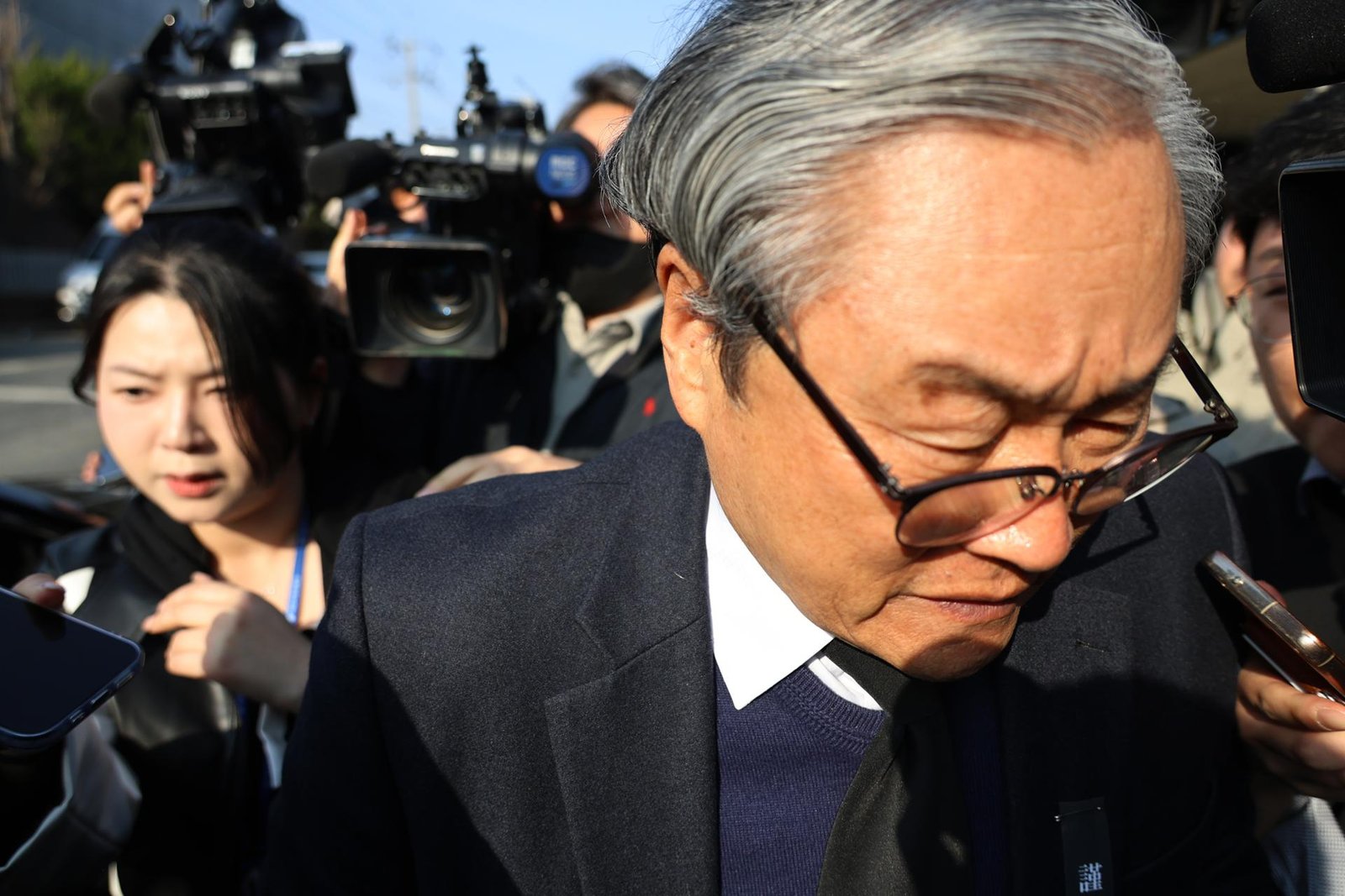 Anjun Industrial CEO Son Ju-hwan leavess his company