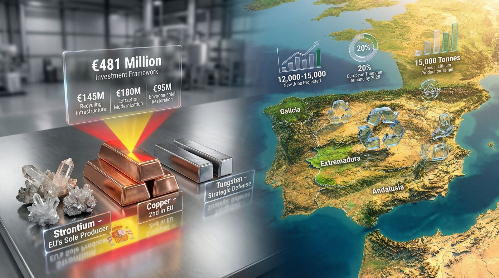 Spain Raw Materials Investment: €414M Security Strategy