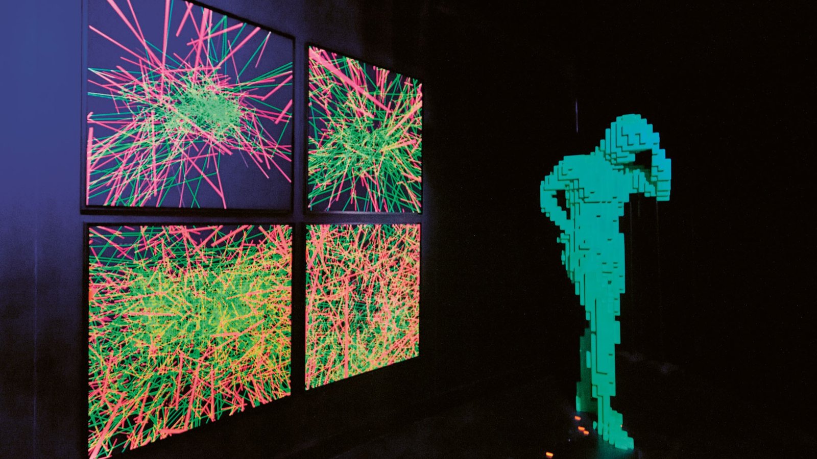 PIXELS – An Interactive Experience with the Creative Universe of AI, featuring Miguel Chevalier, Grand Palais Immersif, Paris, France, 5 November 2024
