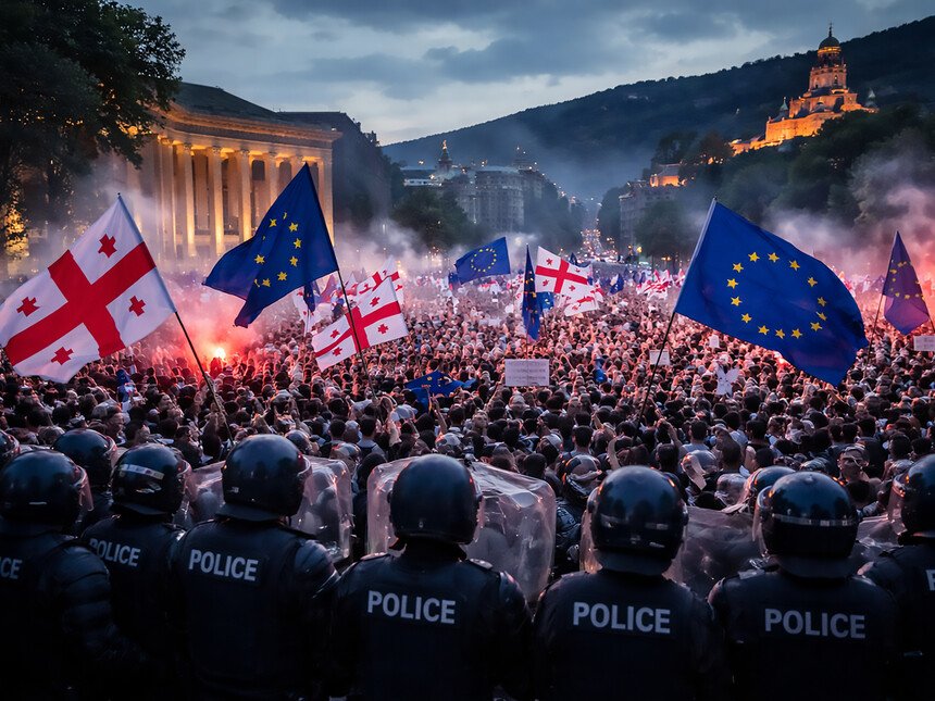 Georgia at the crossroads of Europe and the Kremlin