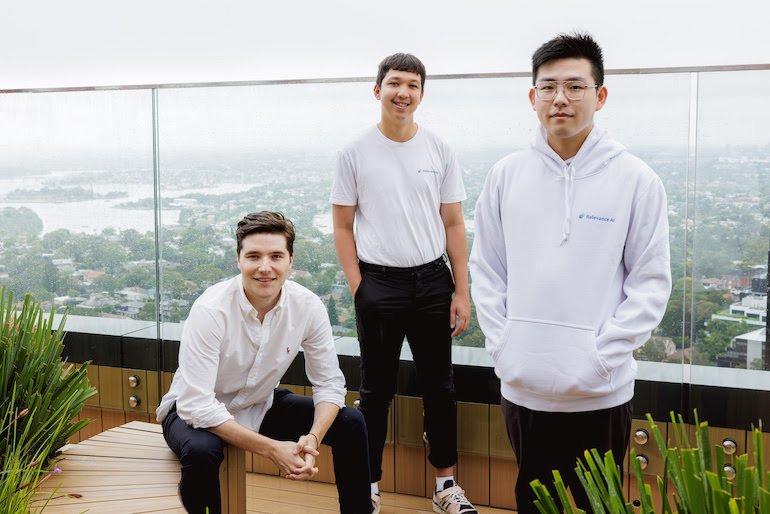 Daniel Vassilev, Daniel Palmer and Jacky Koh