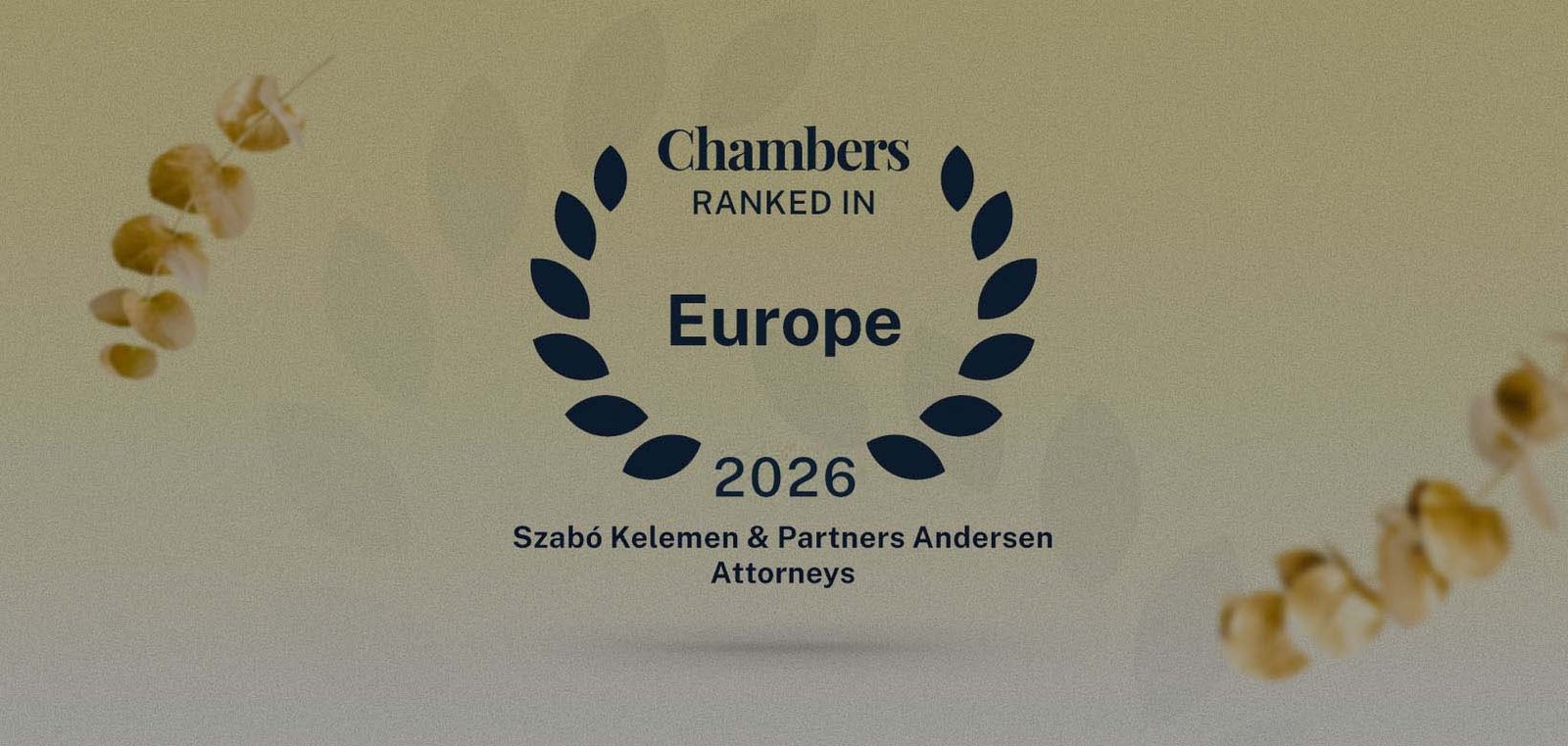 SZKT Andersen ranked in Chambers Europe 2026