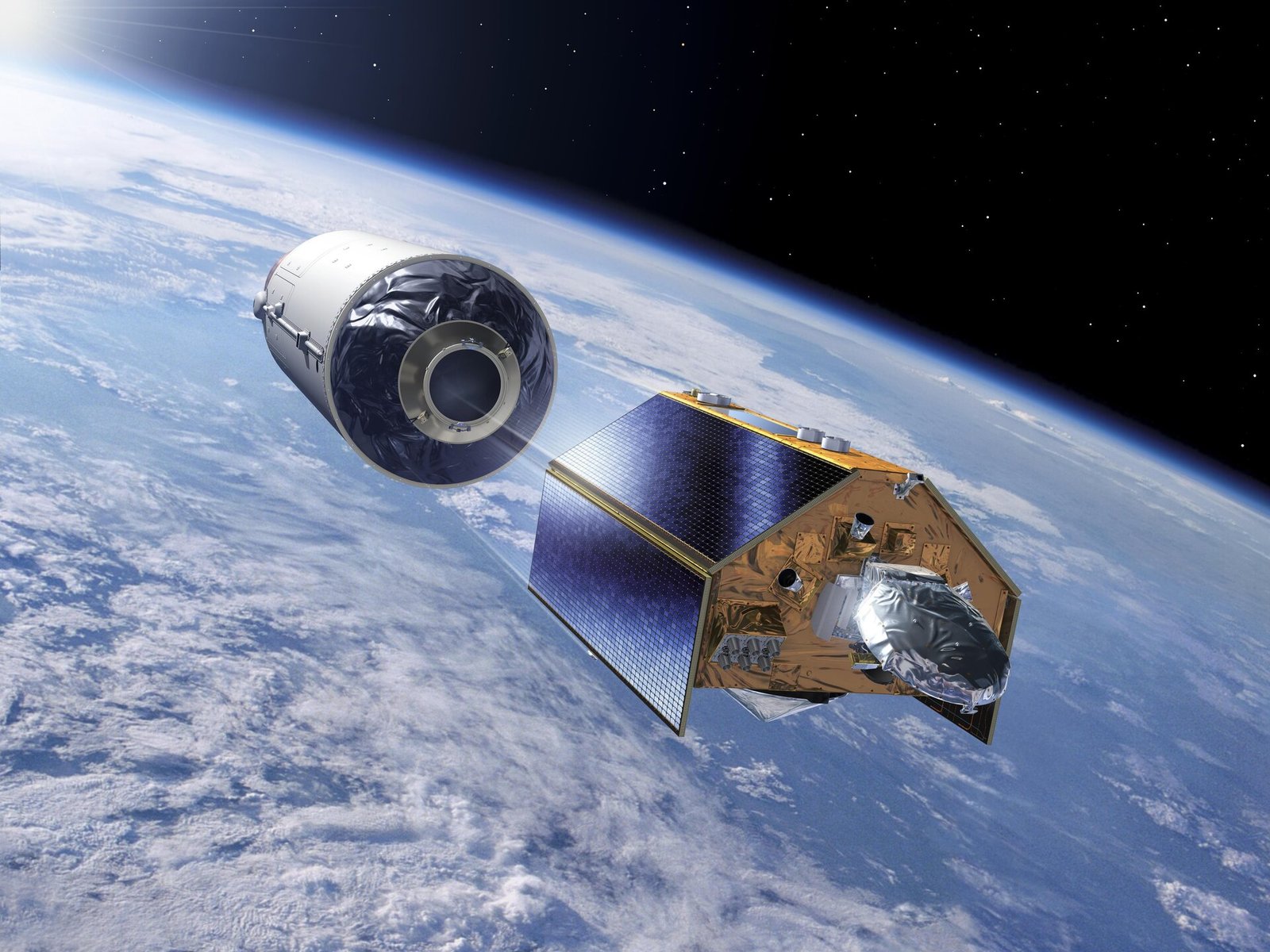 Sentinel-6B release into orbit