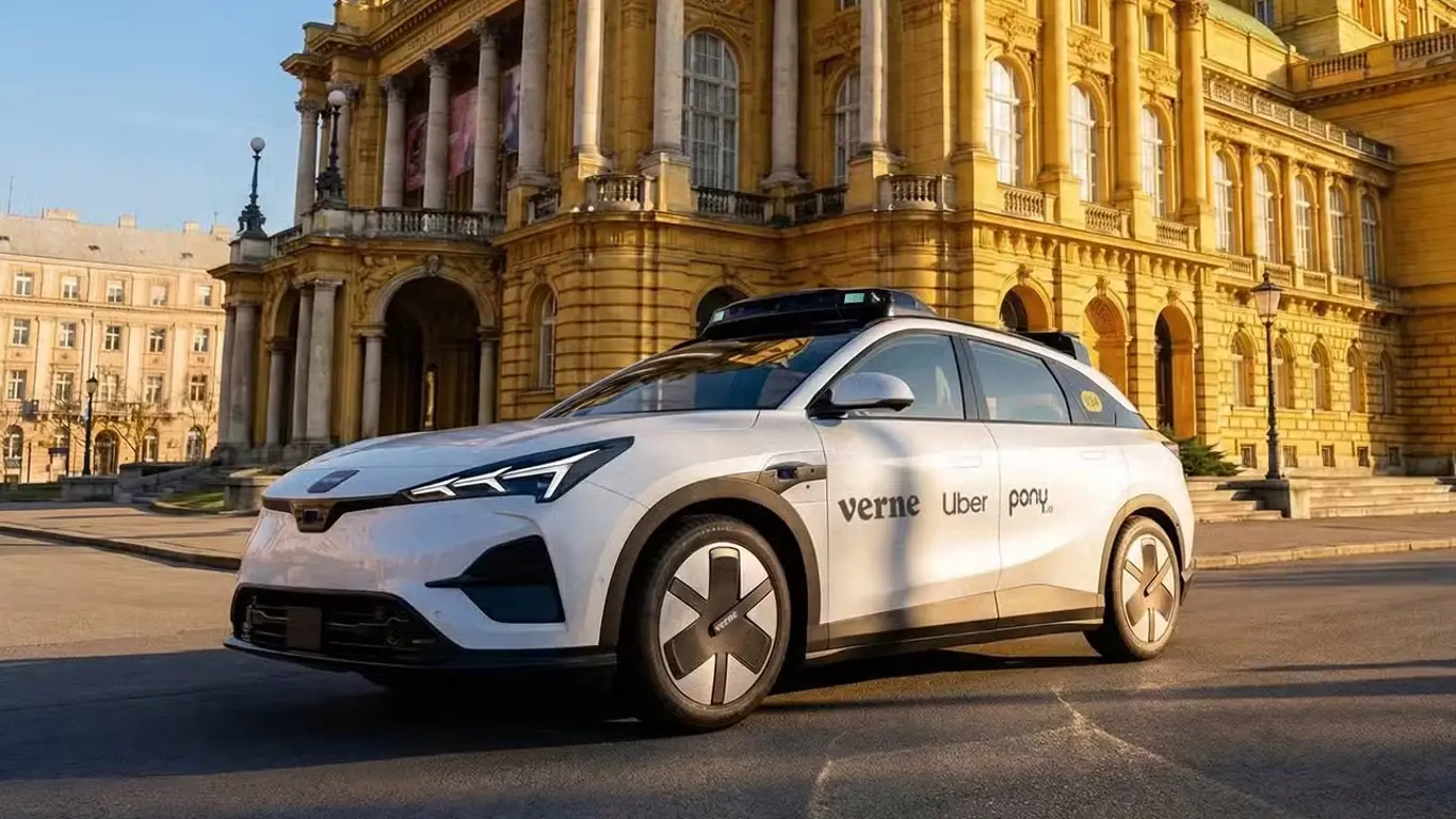 Europe's first commercial robotaxi launches in Zagreb with Pony AI, Uber, and Verne