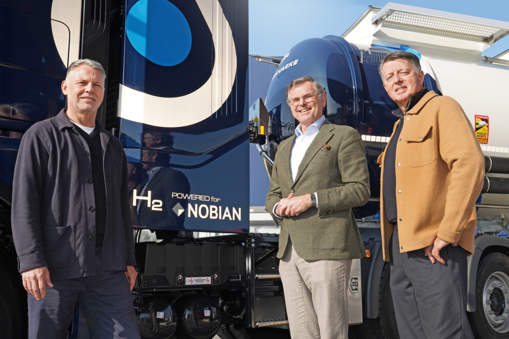 nobian VERVAEKE hydrogen truck