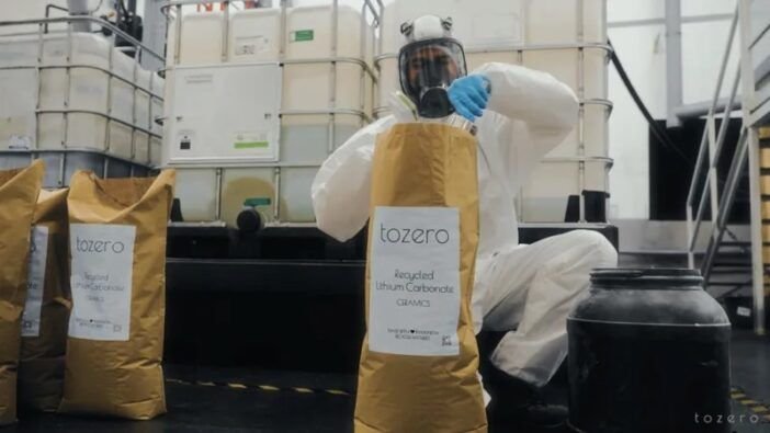 German startup Tozero launches battery recycling demo plant