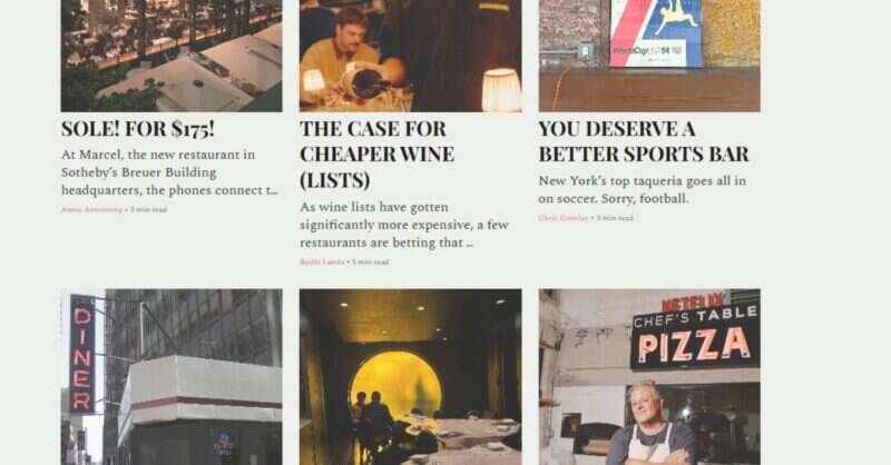 Food newsletter launches with eight staff and tech-style incentives