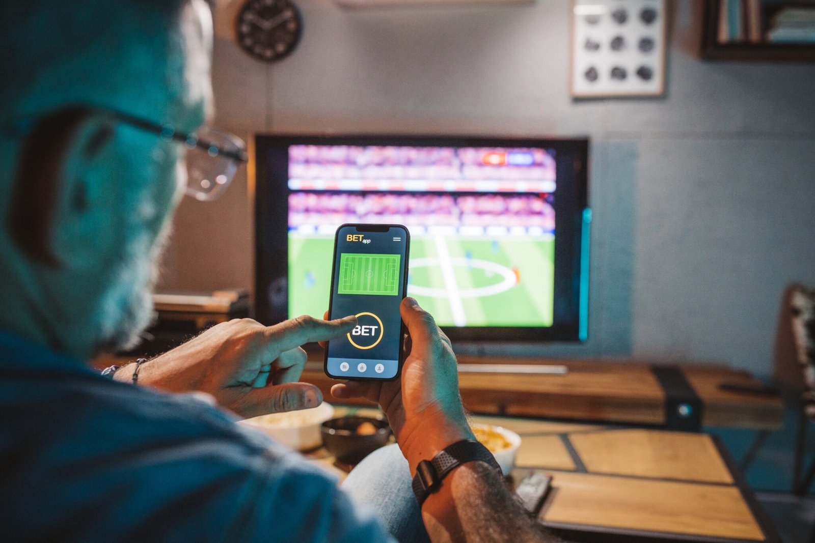 Getty Images photo of online sports betting.
