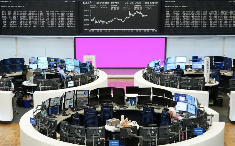 Europe's STOXX 600 wipes out Iran war losses on peace deal hopes, AI optimism