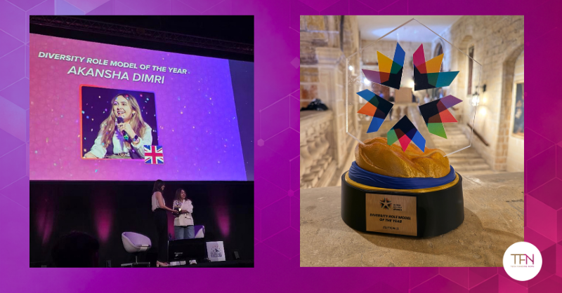 Akansha Dimri named Diversity Role Model of the Year at Global Startup Awards 2026