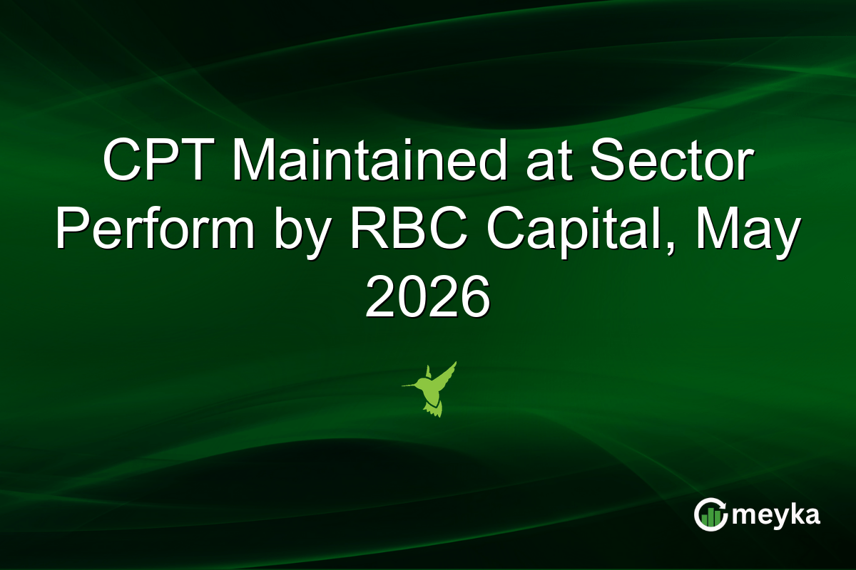 CPT Maintained at Sector Perform by RBC Capital, May 2026