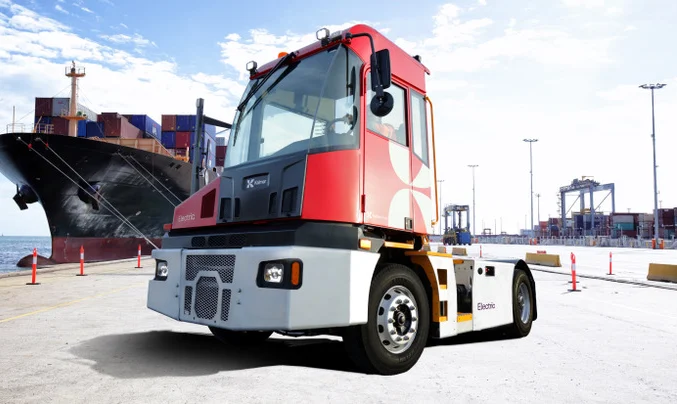 Kalmar brings the fully electric TT7 terminal tractor to European markets