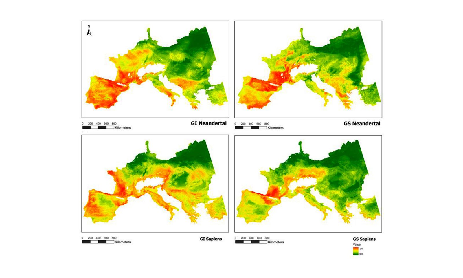 Map of Ice Age Europe may explain why Neanderthals vanished