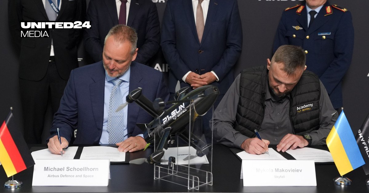 Airbus and Ukraine’s SkyFall Launch Strategic Partnership to Build Next-Gen Air Defense — UNITED24 Media