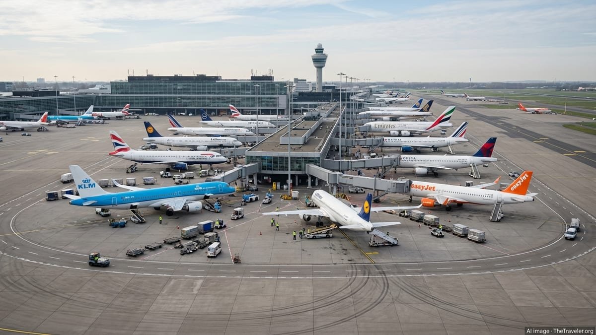 Netherlands Takes EU Lead as Amsterdam Tops 6.9M Flights