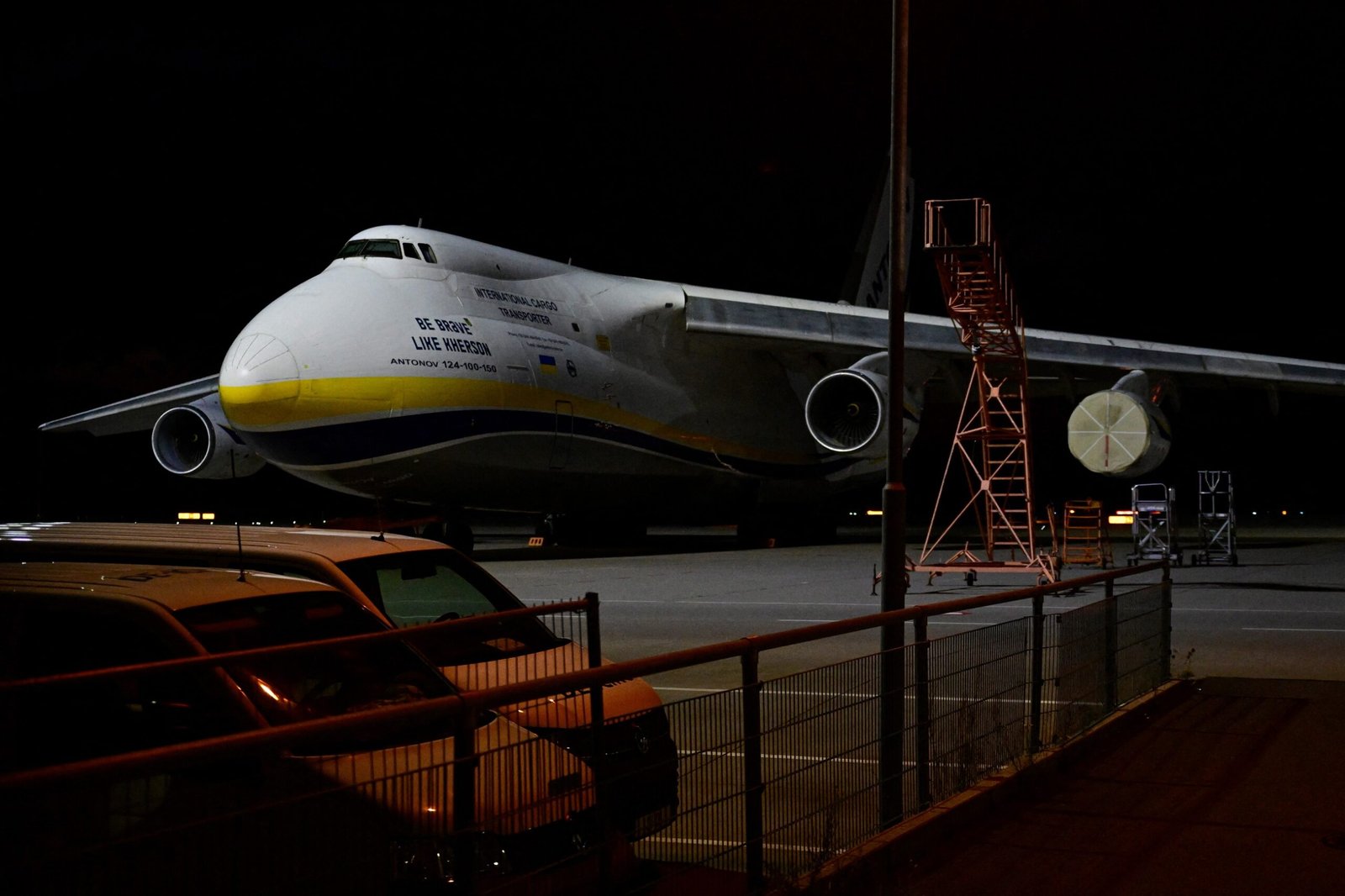 Ukrainian Antonov cargo plane pictured August 5