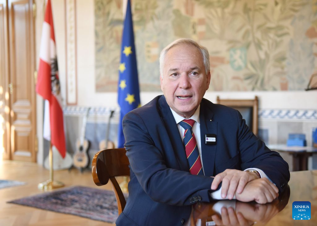 Interview: Austrian parliament speaker calls for mutual learning, fair cooperation between Europe, China