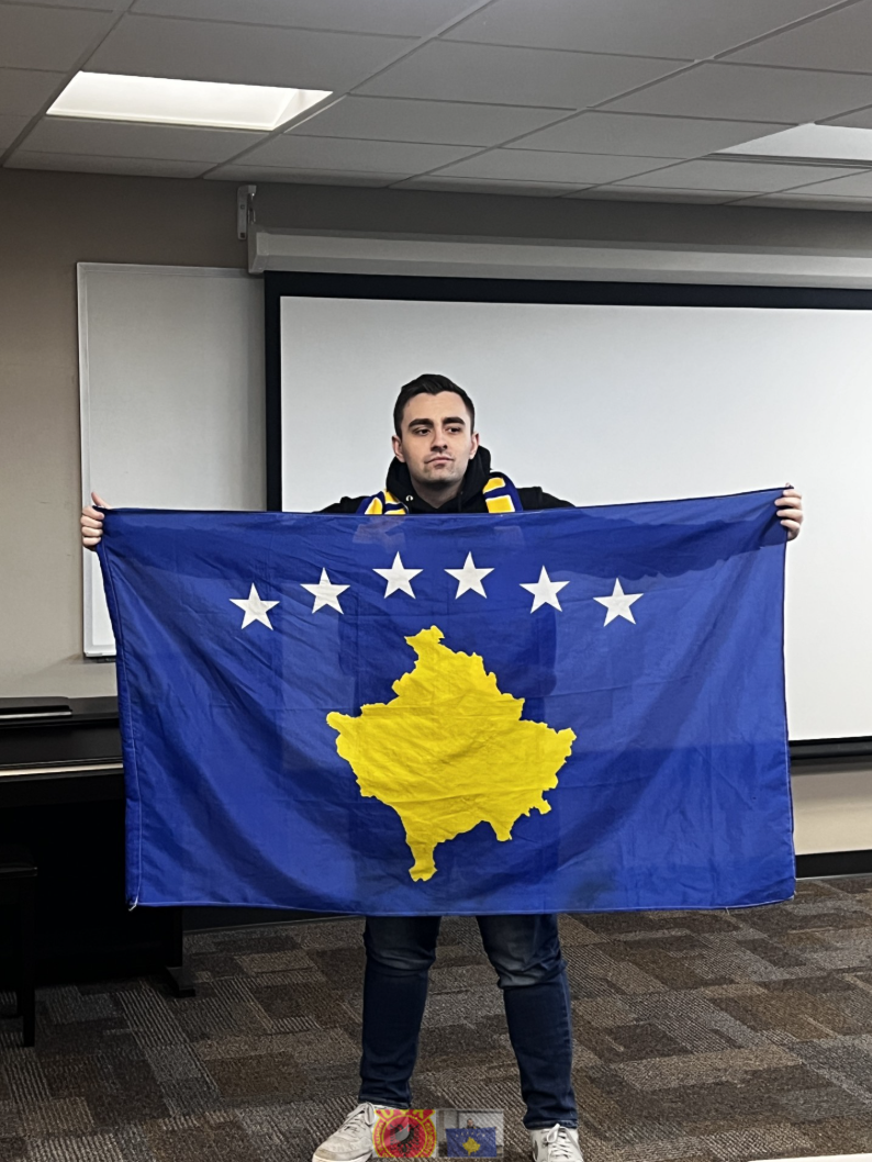 Bleron Grajçevci, UW-Whitewater student and Albanian Activist