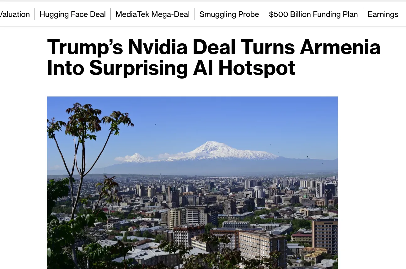 One of Europe's Largest AI Data Centers Has Been Launched in Armenia – Bloomberg
