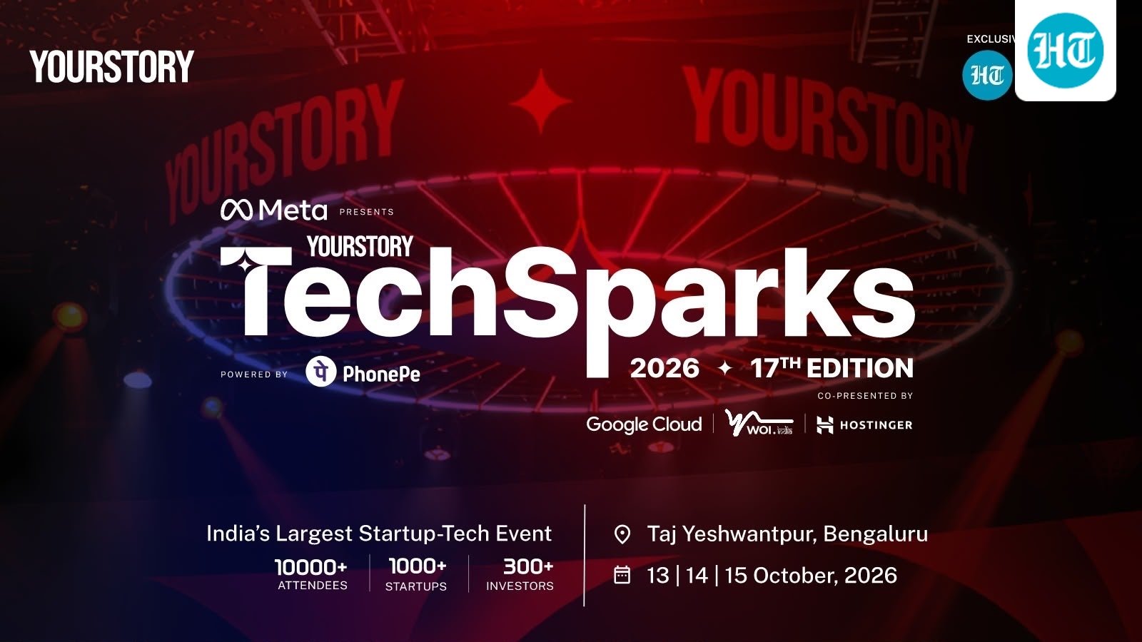 TechSparks 2026: India’s tech ecosystem comes together in Bengaluru to explore what’s next 
(HT Tech)